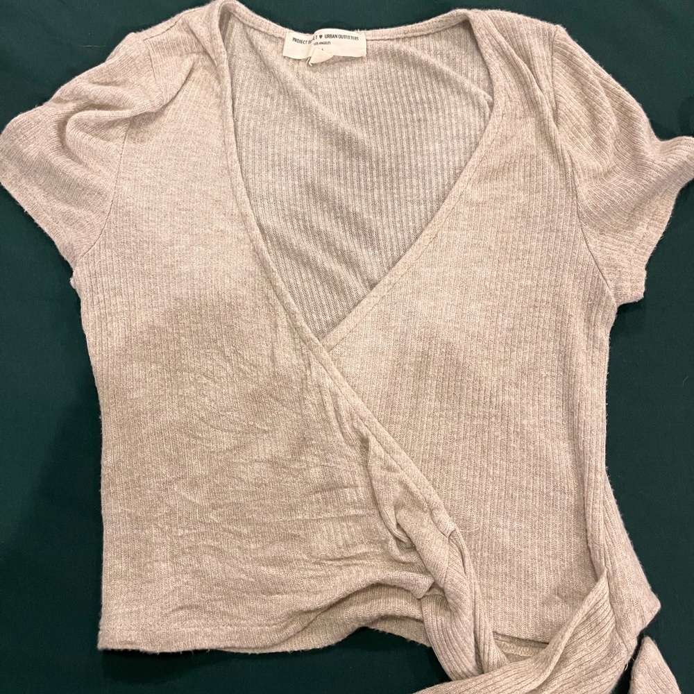 Urban Outfitters Project Social T wrap crop top
